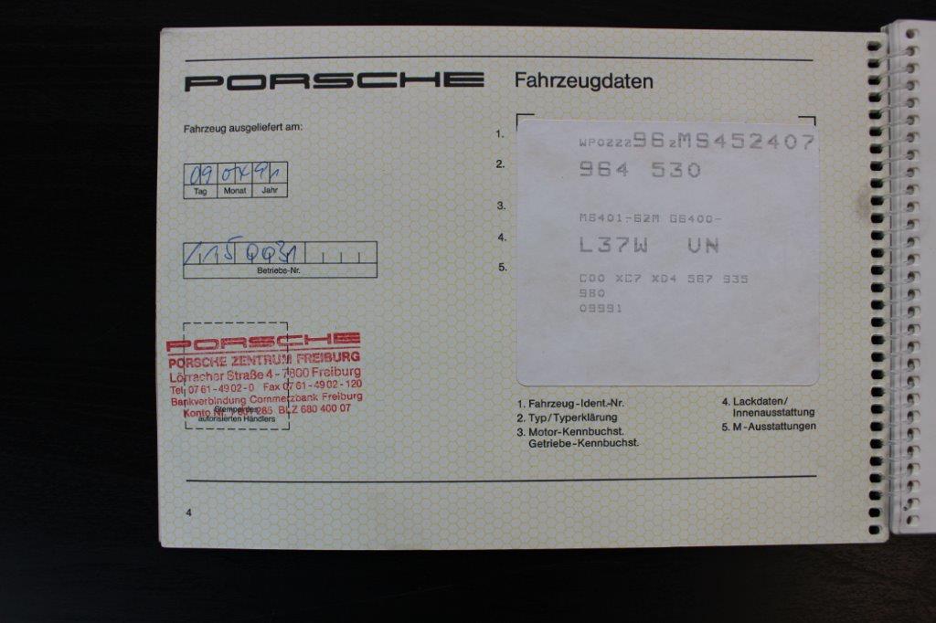 Porsche 964 Carrera 4 cabriolet nachtblauw handgeschakeld Car Service Visser Gespecialiseerd in Porsche Hilversum