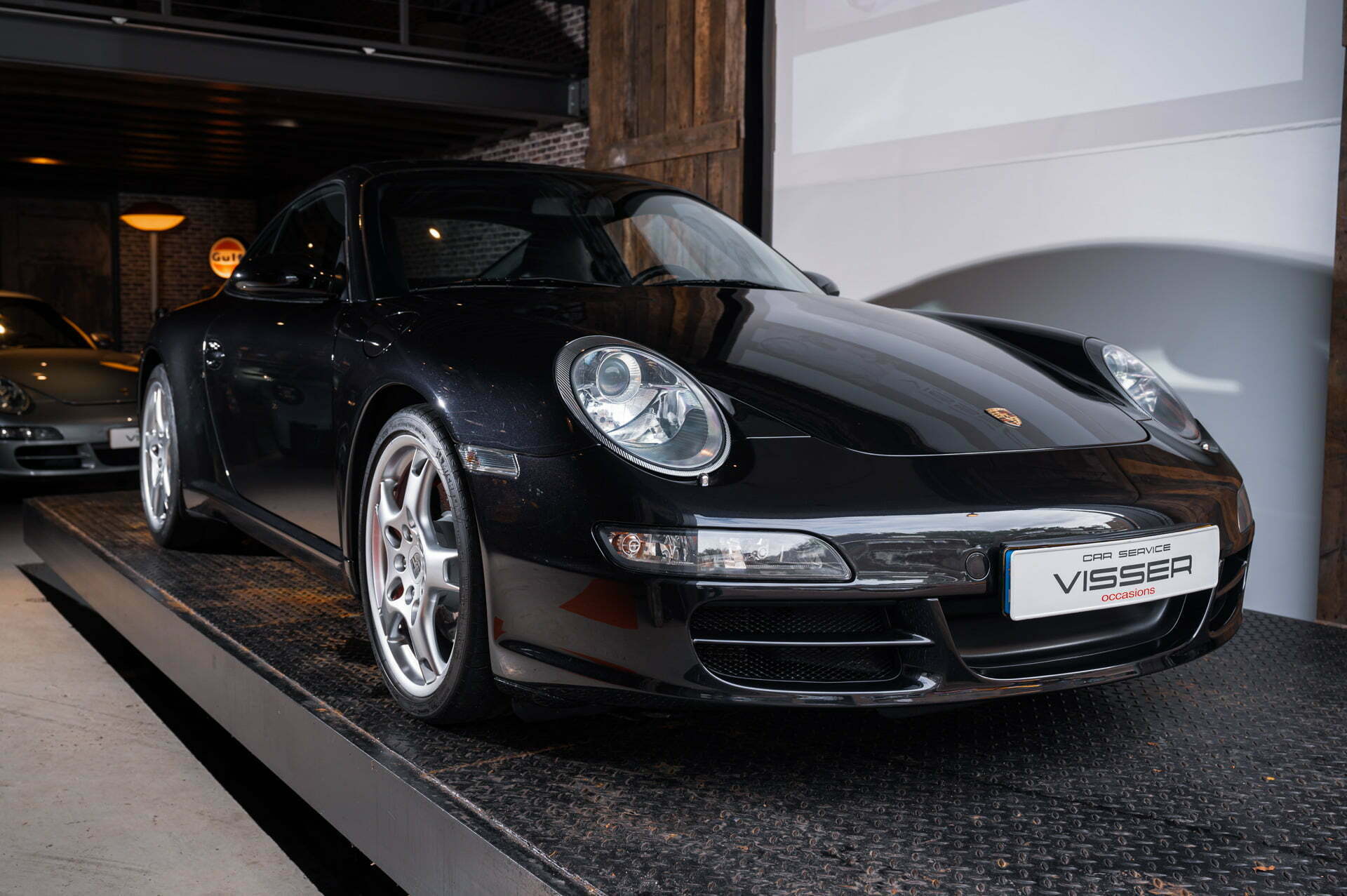 Porsche 997 2S handgeschakelde coupe basaltschwarz metallic car service visser gespecialiseerd in Porsche