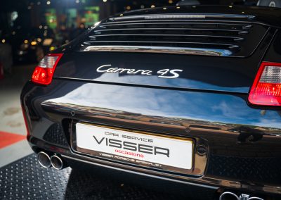 Porsche 997 Carrera 4S Cabriolet Basaltschwarz-metallic Automaat Car Service Visser Gespecialiseerd in Porsche Hilversum