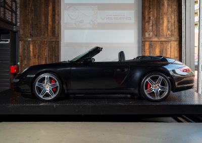 Porsche 997 Carrera 4S Cabriolet Basaltschwarz-metallic Automaat Car Service Visser Gespecialiseerd in Porsche Hilversum