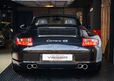 Porsche 997 Carrera 4S Cabriolet Basaltschwarz-metallic Automaat Car Service Visser Gespecialiseerd in Porsche Hilversum