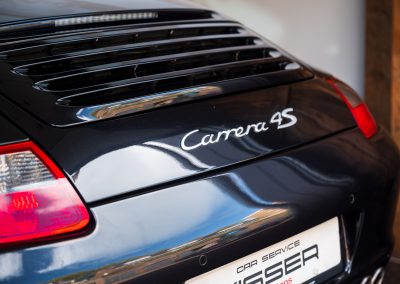Porsche 997 Carrera 4S Cabriolet Basaltschwarz-metallic gereviseerde motor 12 Porsche 997 Carrera 4S Cabriolet Automaat Basaltscharz-met Car Service Visser Gespecialiseerd in Porsche Hilversum