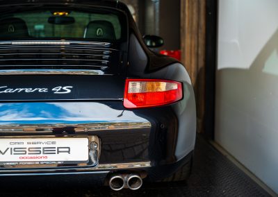 Porsche 997 Carrera 4S Basaltschwarz-metallic NL-auto gereviseerde motor 12 Porsche 997 Carrera 4S Coupe Automaat Basaltschwarz-metallic Car Service Visser Gespecialiseerd in Porsche Hilversum