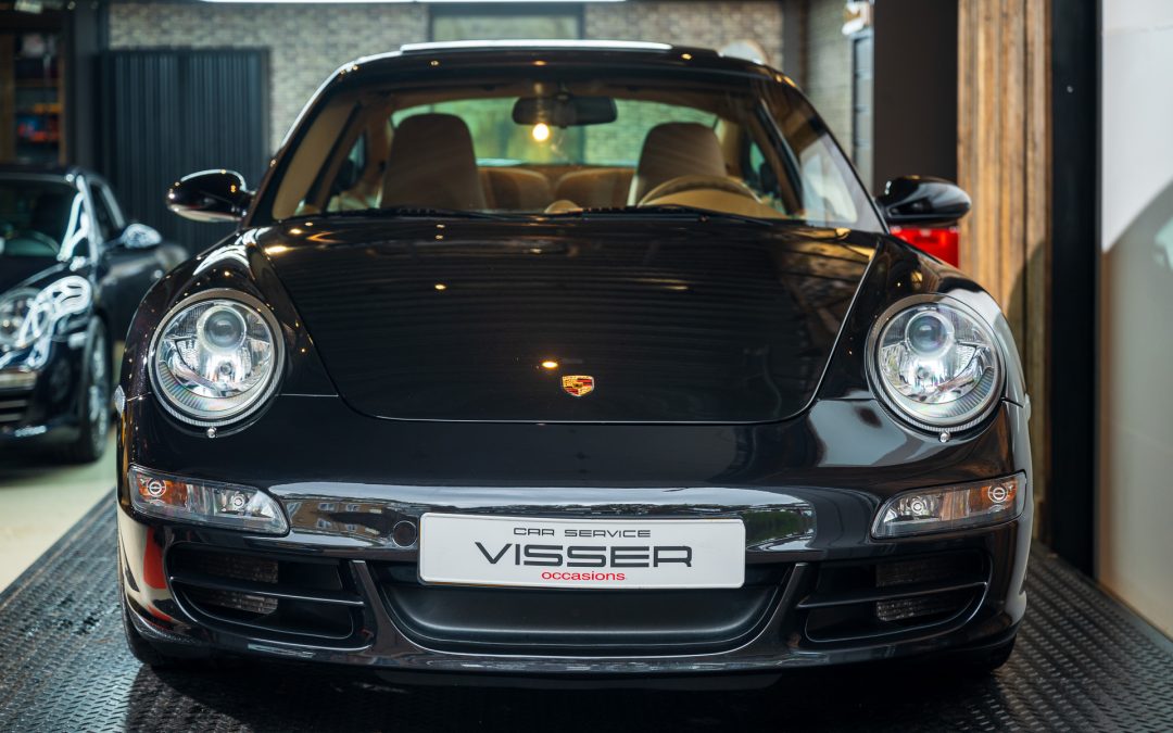 Porsche 997 Carrera 4S Handgeschakelde Coupe Basaltschwarz-metallic Car Service Visser Gespecialiseerd in Porsche Hilversum