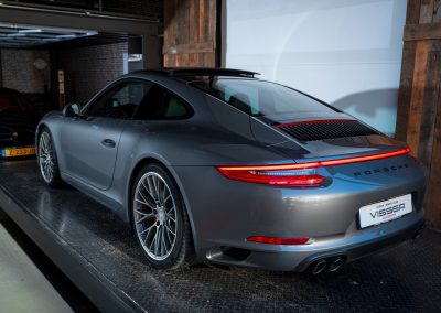 Porsche 991.2 Carrera 4S Automaat Achatgrau metallic Car Service Visser Gespecialiseerd in Porsche Hilversum