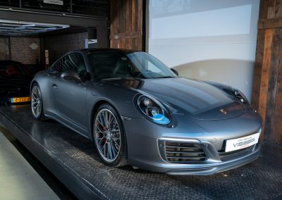 Porsche 991.2 Carrera 4S Automaat Achatgrau metallic Car Service Visser Gespecialiseerd in Porsche Hilversum