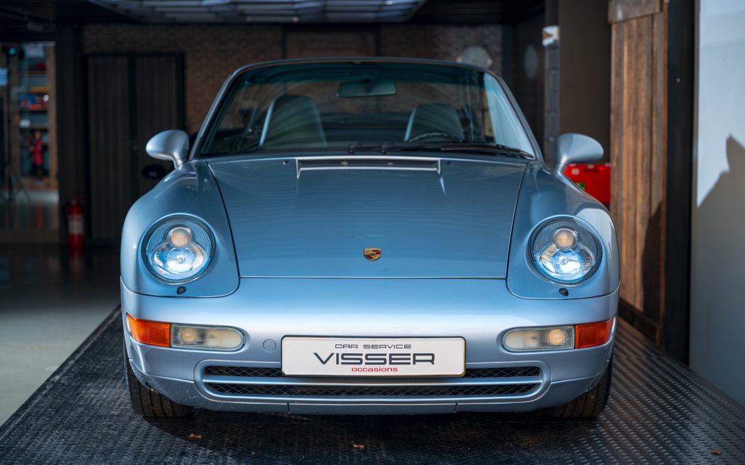 Porsche 993 Carrera Handgeschakelde Cabriolet Polarsilber-metallic Car Service Visser Gespecialiseerd in Porsche Hilversum