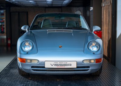 Porsche 993 Carrera Handgeschakelde Cabriolet Polarsilber-metallic Car Service Visser Gespecialiseerd in Porsche Hilversum