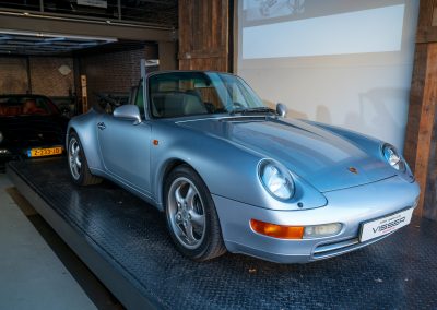 Porsche 993 Carrera Handgeschakelde Cabriolet Polarsilber-metallic Car Service Visser Gespecialiseerd in Porsche Hilversum