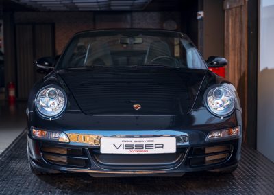 Porsche 997 Carrera 4S handgeschakelde cabriolet Basaltschwarz-metallic Car Service Visser Gespecialiseerd in Porsche Hilversum