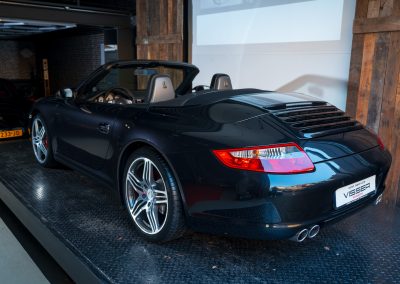 Porsche 997 Carrera 4S handgeschakelde cabriolet Basaltschwarz-metallic Car Service Visser Gespecialiseerd in Porsche Hilversum