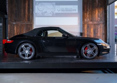 Porsche 997 Carrera 4S handgeschakelde cabriolet Basaltschwarz-metallic Car Service Visser Gespecialiseerd in Porsche Hilversum