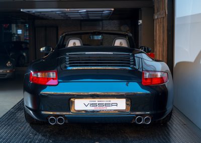 Porsche 997 Carrera 4S handgeschakelde cabriolet Basaltschwarz-metallic Car Service Visser Gespecialiseerd in Porsche Hilversum