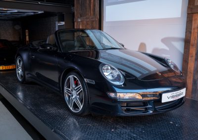 Porsche 997 Carrera 4S handgeschakelde cabriolet Basaltschwarz-metallic Car Service Visser Gespecialiseerd in Porsche Hilversum