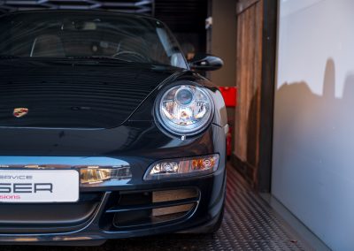 Porsche 997 Carrera 4S handgeschakelde cabriolet Basaltschwarz-metallic Car Service Visser Gespecialiseerd in Porsche Hilversum