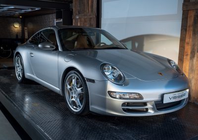 Porsche 997 Carrera S Coupe Arktissilber Handgeschakeld Car Service Visser Gespecialiseerd in Porsche Hilversum