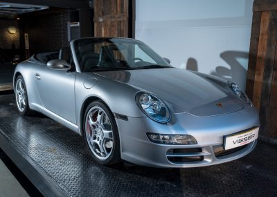 Porsche 997 Carrera S Cabriolet Arktissilber Automaat Car Service Visser Gespecialiseerd in Porsche Hilversum