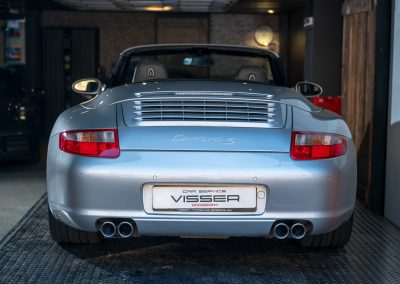Porsche 997 Carrera S Cabriolet Arktissilber Automaat Car Service Visser Gespecialiseerd in Porsche Hilversum