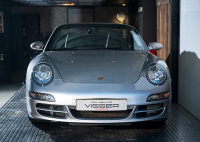 Porsche 997 Carrera S Cabriolet Arktissilber Automaat Car Service Visser Gespecialiseerd in Porsche Hilversum
