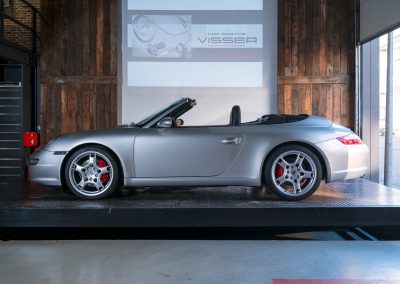 Porsche 997 Carrera S Cabriolet Arktissilber Automaat Car Service Visser Gespecialiseerd in Porsche Hilversum