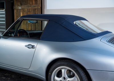 Porsche 993 Carrera Handgeschakeld Polarsilber-met Car Service Visser