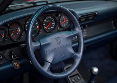 Porsche 993 Carrera Handgeschakeld Polarsilber-met Car Service Visser