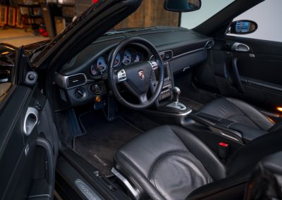 Porsche 997 Carrera 4S Cabriolet Automaat Basaltschwarz-metallic
