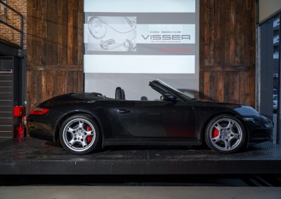 Porsche 997 Carrera 4S Cabriolet Automaat Basaltschwarz-metallic