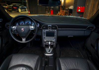 Porsche 997 Carrera 4S Cabriolet Automaat Basaltschwarz-metallic
