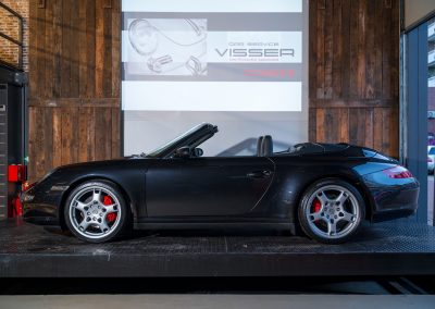 Porsche 997 Carrera 4S Cabriolet Automaat Basaltschwarz-metallic