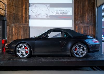 Porsche 997 Carrera 4S Cabriolet Automaat Basaltschwarz-metallic
