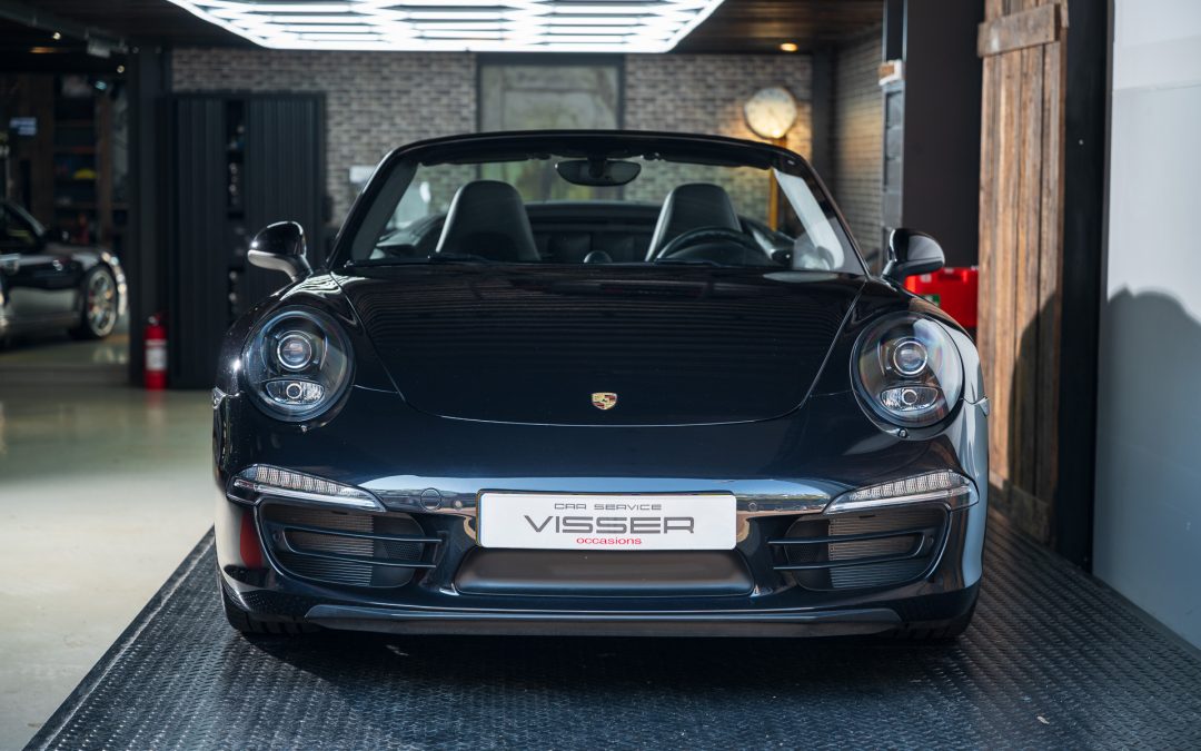 Porsche 991 Carrera 4S Cabriolet Basaltschwarz-metallic Car Service Visser