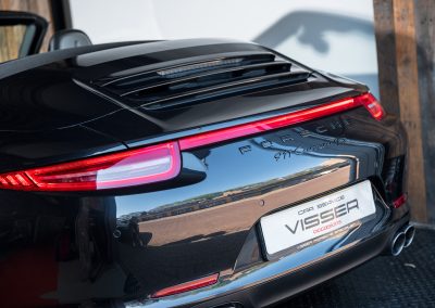 Porsche 991 Carrera 4S Cabriolet Basaltschwarz-metallic Car Service Visser