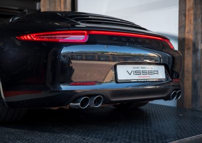 Porsche 991 Carrera 4S Cabriolet Basaltschwarz-metallic Car Service Visser