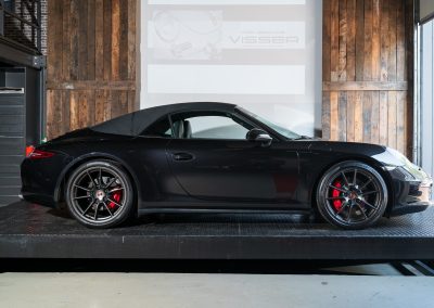 Porsche 991 Carrera 4S Cabriolet Basaltschwarz-metallic Car Service Visser
