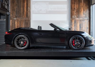 Porsche 991 Carrera 4S Cabriolet Basaltschwarz-metallic Car Service Visser