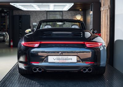 Porsche 991 Carrera 4S Cabriolet Basaltschwarz-metallic Car Service Visser