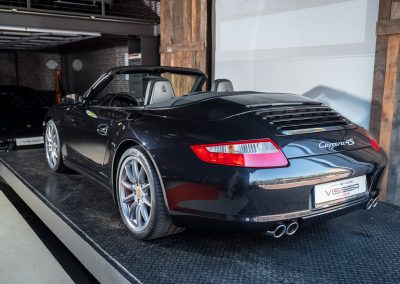Porsche 997 Carrera 4S Cabrio Basaltschwarz-met Automaat Car Service Visser Porsche