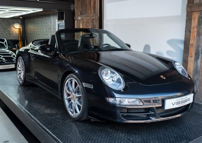 Porsche 997 Carrera 4S Cabrio Basaltschwarz-met Automaat Car Service Visser Porsche