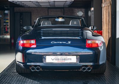 Porsche 997 Carrera S Cabrio Nachtblau-met Handgeschakeld Car Service Visser Porsche