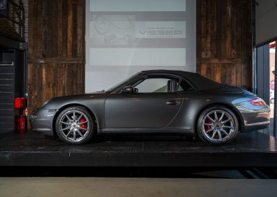 Porsche 997 Carrera 4S Cabriolet Schiefer-met. Car Service Visser