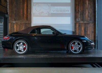 Porsche 997 Carrera S Cabriolet Basaltschwarz Car Service Visser Gespecialiseerd in Porsche