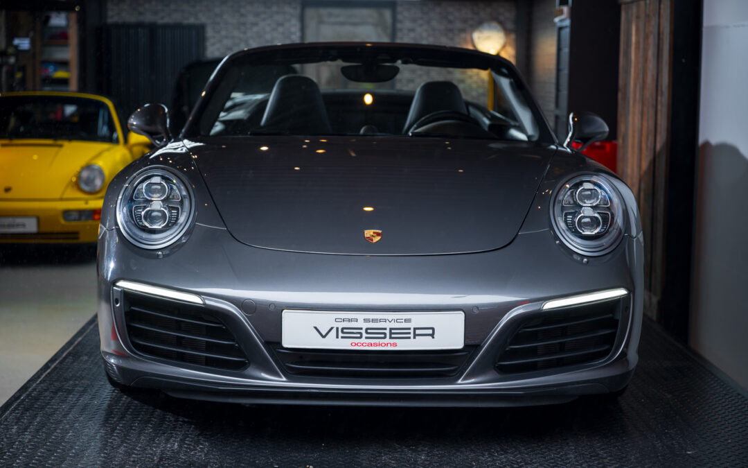 Porsche 991.2 C2 PDK Cabriolet Achatgrau-metallic Car Service Visser Porsche