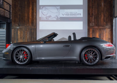 Porsche 991.2 C2 PDK Cabriolet Achatgrau-metallic Car Service Visser Porsche