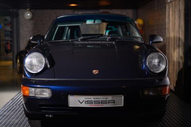 Verkochte Porsches 87 PORSCHE 964 Carrera 2 Cabriolet Nachtblau-met Car Service Visser Gespecialiseerd in Porsche