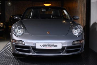 Verkochte Porsches 86 PORSCHE 997 S Carrera 2 Cabriolet Sealgrau-met Car Service Visser Gespecialiseerd in Porsche