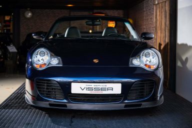 Verkochte Porsches 44 996 turbo cabriolet automaat nachtblau-metallic Car Service Visser Gespecialiseerd in Porsche Hilversum