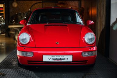 Verkochte Porsches 26 Porsche 964 C4 Indischrot handgeschakelde coupé Car Service Visser Gespecialiseerd in Porsche Hilversum1