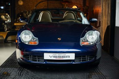 Verkochte Porsches 42 Porsche Boxster S handgeschakeld Lapisblau metallic Car Service Visser Gespecialiseerd in Porsche