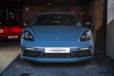 Verkochte Porsches 33 Porsche 718 Cayman GTS graphitblau-metallic automaat Car Service Visser Gespecialiseerd in Porsche Hilversum